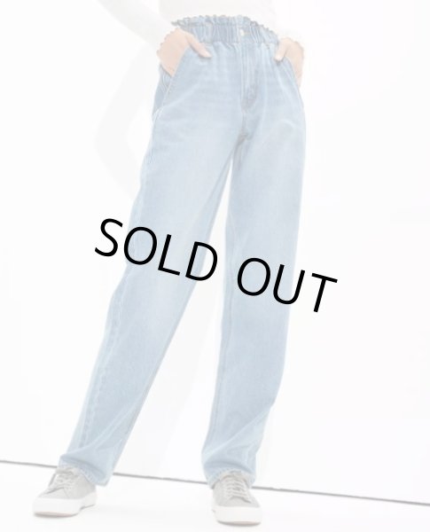 画像1: アメリカンイーグル ハイライズバギージーンズ ウエストゴム (1)