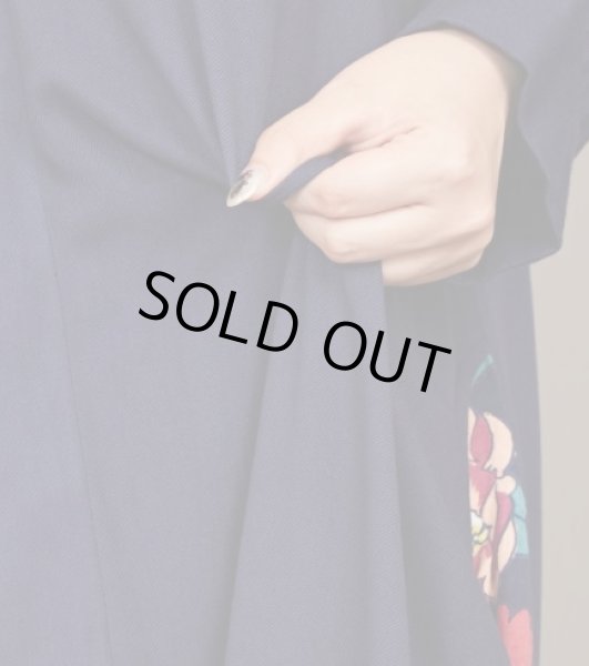 画像4: カヤ】花ざかり八掛ワンピース ○3D展 BEPPIN和装スタイル ワンピース　A (4)